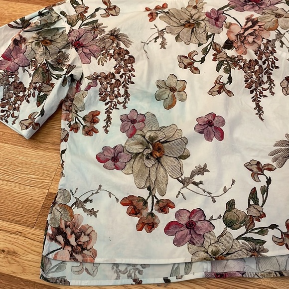 Adam Lippes Collective Floral Top Size 0 - Picture 5 of 7